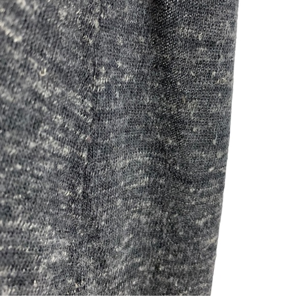 Free People Women’s Grey Long Duster  Cardigan Size Small Boho Oversized Raw Hem - Picture 12 of 16